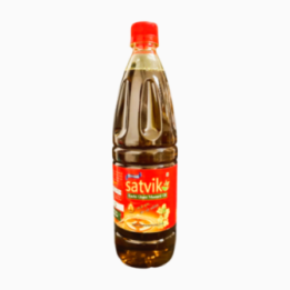 Satvik Pure Kachi Ghani Mustard Oil, 1ltr