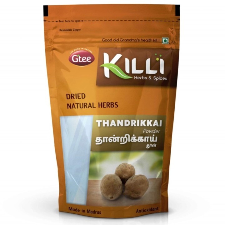 Killi Bibhitaki Thandrikai Beleric Terminalia Belerica Baheda Powder