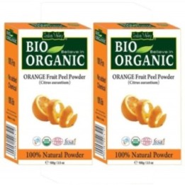 Indus Valley Bio Organic Orange Fruit Peel Powder (Citrus Aurantium)