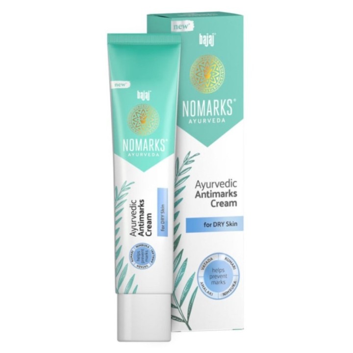 Bajaj Nomarks Ayurvedic Anti Marks Cream for Dry Skin 25g