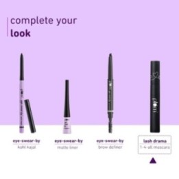 Pilgrim Black Scandal Intense Matte Finish Eyeliner Pencil (3.5ml)