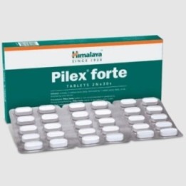 Himalaya Pilex Forte Tablets (2 Strips, 60 Tablets)