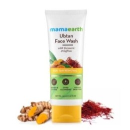 Mamaearth Ubtan Face Wash, with Turmeric & Saffron for Tan Removal