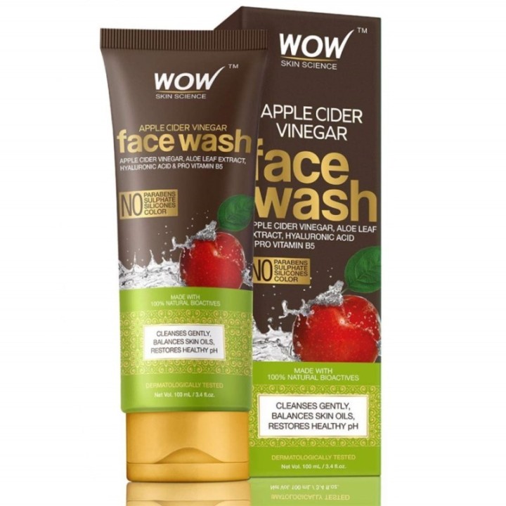 Wow Skin Science Apple Cider Vinegar Face Wash, Made with Natural