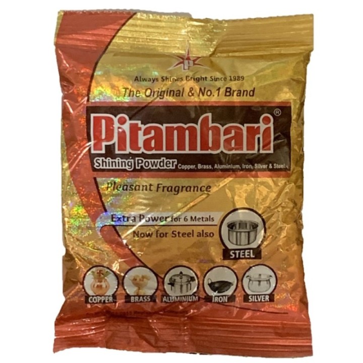 Pitambari Shining Powder, for 6 Metals (Copper, Brass, Steel