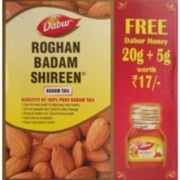 Dabur Roghan Badam Shireen Badam Tail (Almond Oil) - 100% Pure Badam