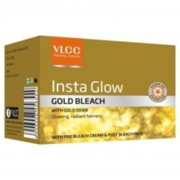 Vlcc Insta Glow Gold Bleach, for Glowing Radiant Fairness (Expiry