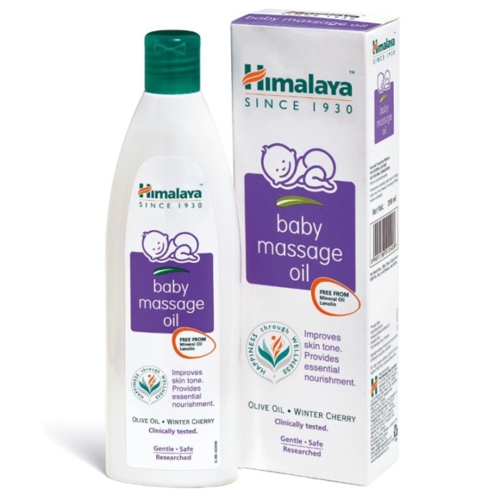Himalaya Baby Massage Oil - Improves Skin Tone & Provides Essential