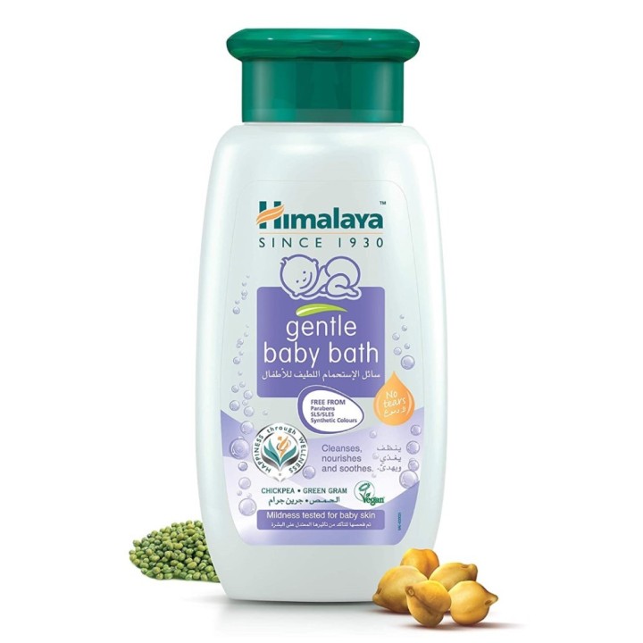 Himalaya Gentle Baby Bath, Cleanses, Nourishes & Soothes 200ml
