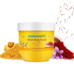 Mamaearth Ubtan Body Scrub, with Turmeric & Saffron for Tan Removal