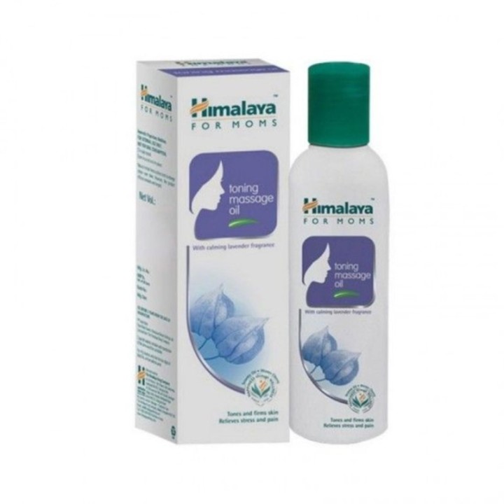 Himalaya Toning Massage Oil for Moms, with Calming Lavender Fragrance