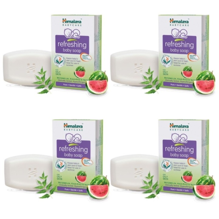 Himalaya Refreshing Baby Soap, Keeps Baby's Skin Cool & Fresh 125g