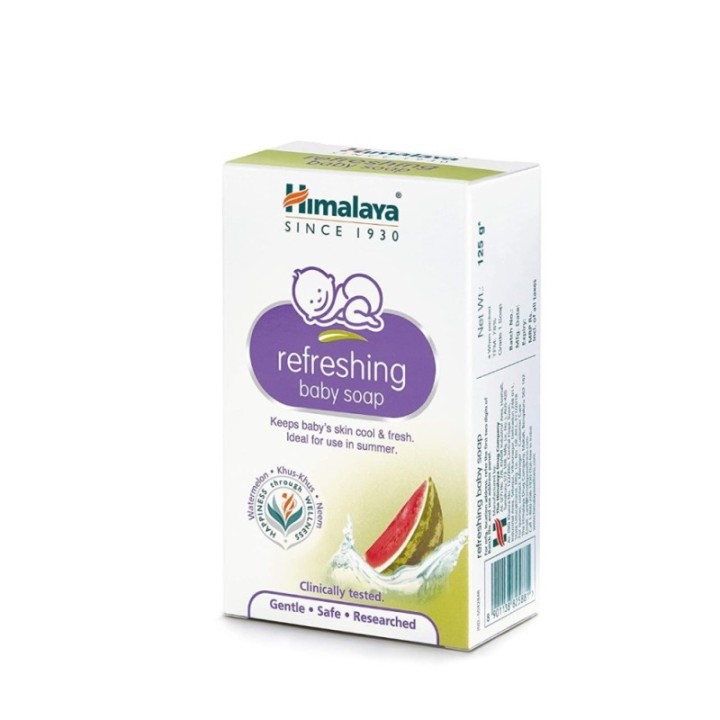Himalaya Refreshing Baby Soap, Keeps Baby's Skin Cool & Fresh 125g