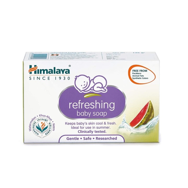 Himalaya Refreshing Baby Soap, Keeps Baby's Skin Cool & Fresh 125g