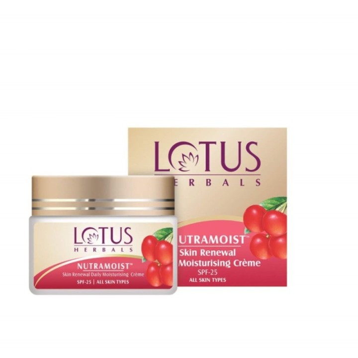 Lotus Herbals Nutramoist Skin Renewal Daily Moisturizing Creme - SPF