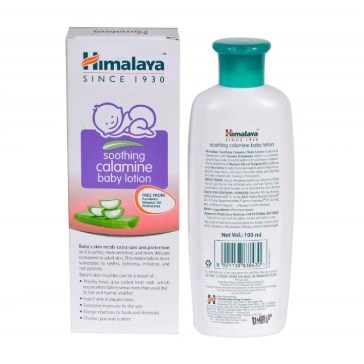 (Exp 06/24 ) Himalaya Soothing Calamine Baby Lotion, Effectively