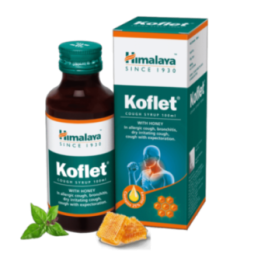 Himalaya Koflet Cough Syrup, with Honey for Dry Irritating Cough