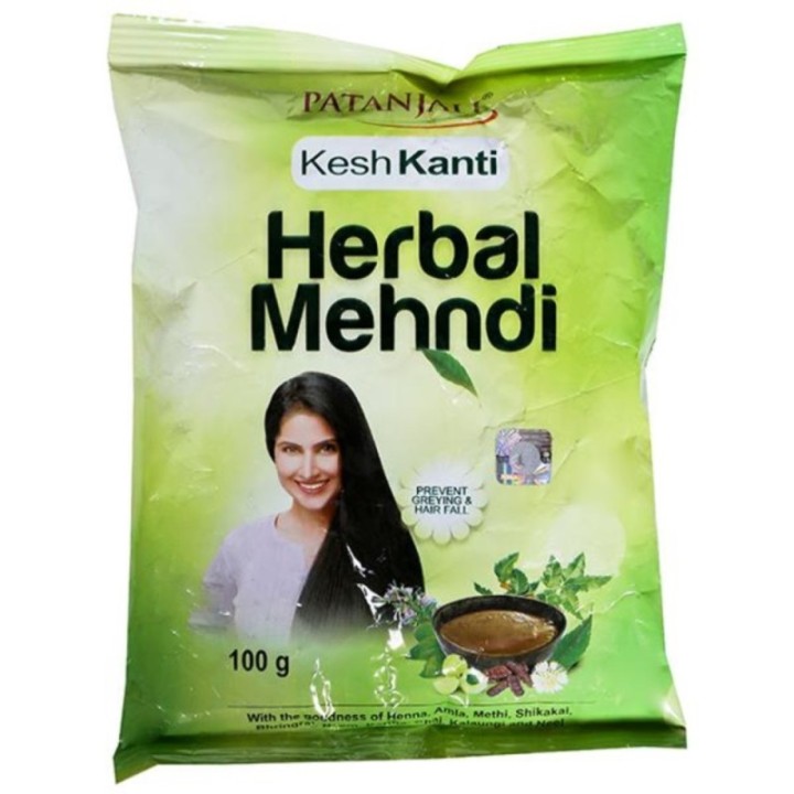 Patanjali Kesh Kanti Herbal Mehndi, Prevents Greying and Hair Fall