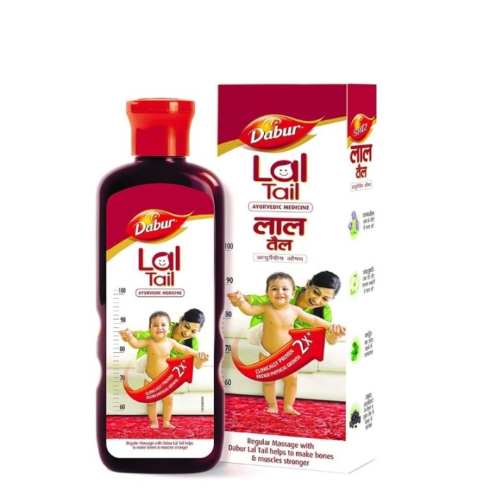 Dabur Lal Tail- Ayurvedic Baby Oil, Clinically Proven 2X Faster
