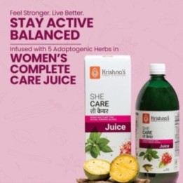 Krishna's Herbal & Ayurveda She Care Women Wellness Juice (1L)