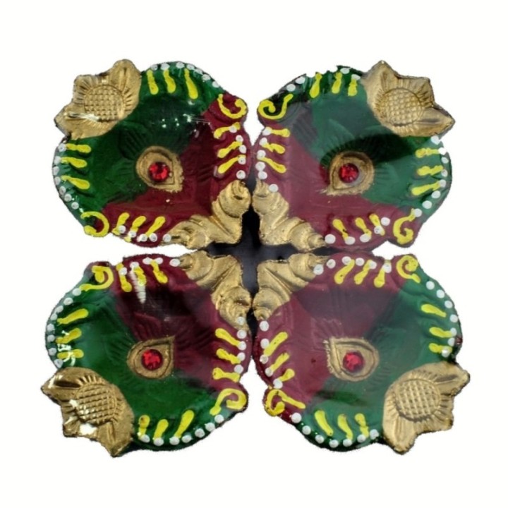 Colorful Clay Diyas for Deepavali, Diwali Diya, Divali Diya,deepavali
