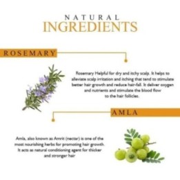 Khadi Organique Rosemary Amla Hair Cleanser (210ml)