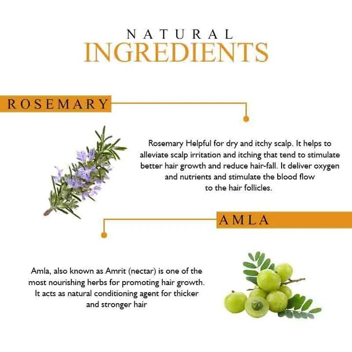 Khadi Organique Rosemary Amla Hair Cleanser (210ml)