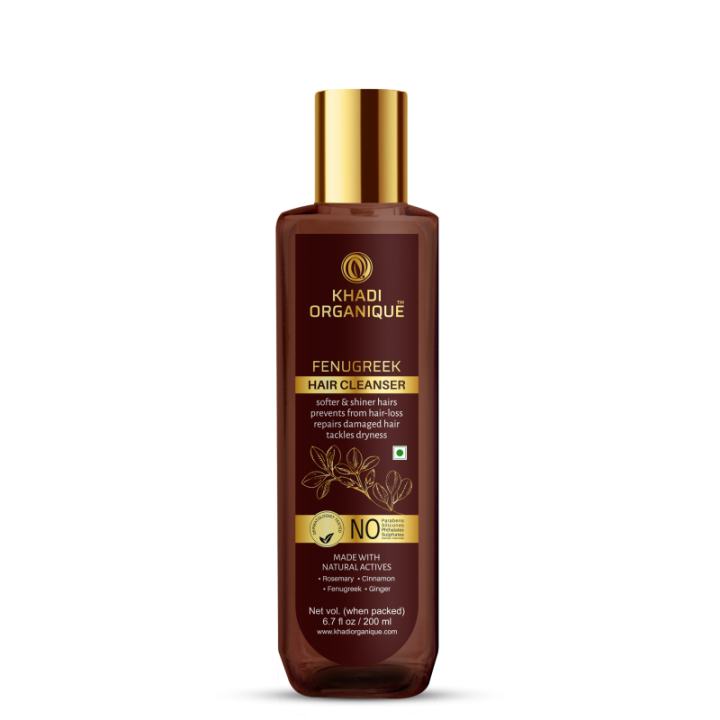 Khadi Organique Anti Hair Loss Fenugreek Hair Cleanser (200ml)