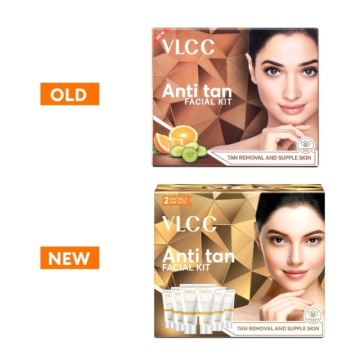 Vlcc Anti Tan Facial Kit, Fades Tan & Soften Sun Exposed Skin 60 G