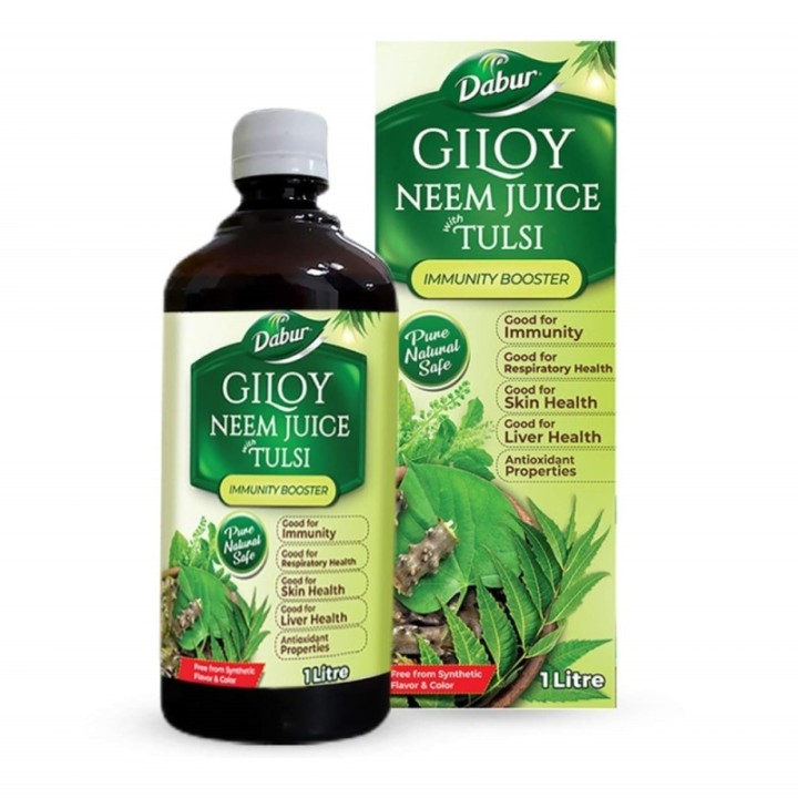 Dabur Giloy Neem Juice with Tulsi - Immunity Booster, Pure, Natural