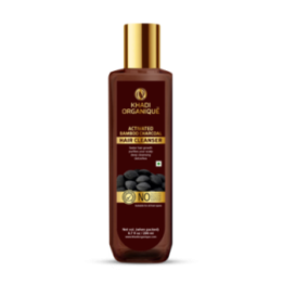 Khadi Organique Activated Bamboo Charcoal Hair Cleanser (200ml)