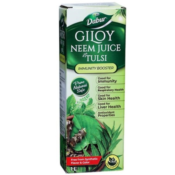 Dabur Giloy Neem Juice with Tulsi - Immunity Booster, Pure, Natural