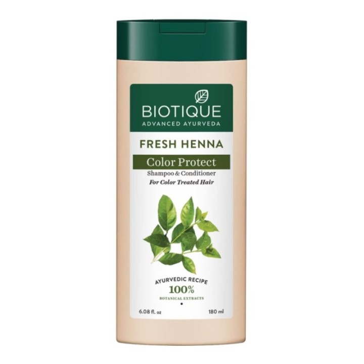 Biotique Fresh Henna Color Protect Shampoo & Conditioner 180ml