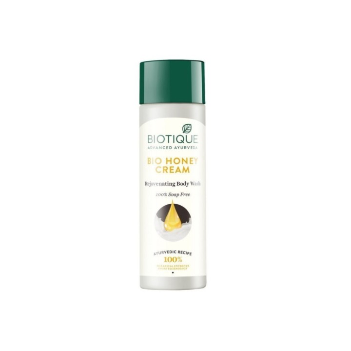 Biotique Bio Honey Cream Rejuvenating Body Wash, 100% Soap Free 190ml