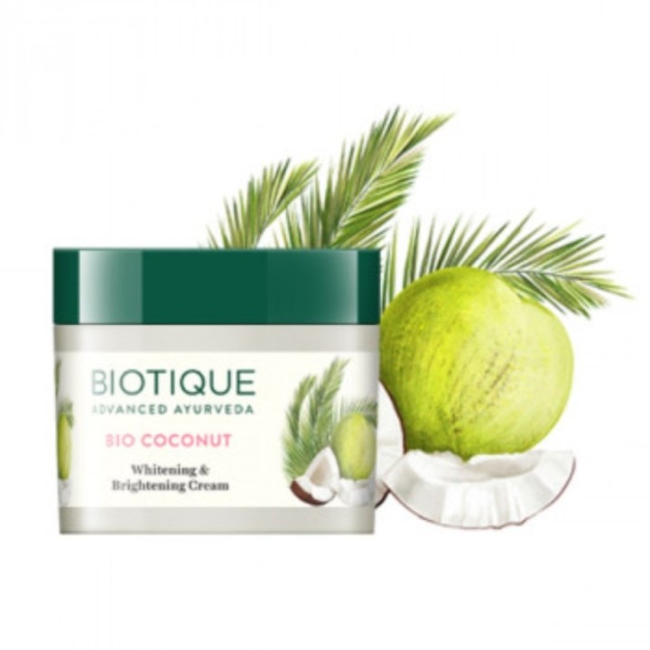 Biotique Bio Coconut Whitening & Brightening Cream, for All Skin