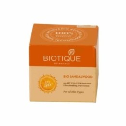 Biotique Bio Sandalwood 50+ SPF Uva, Uvb Sunscreen - Ultra Soothing