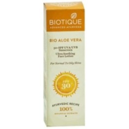 Biotique Bio Aloe Vera 30+ SPF Uva, Uvb Sunscreen - Ultra Soothing