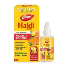 Dabur Haldi Drops, +, 100% Ayurvedic Immunity Booster 10ml