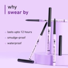 Pilgrim Black Mischief Kajal Smudge & Waterproof Lasts Up To 12hrs