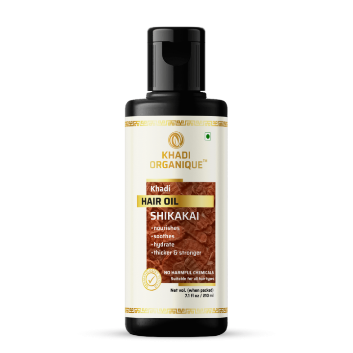 Khadi Organique Natural Shikakai Hair Oil (210ml)