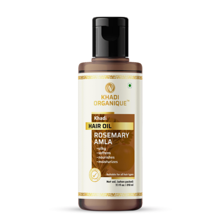 Khadi Organique Rosemary & Amla Hair Oil 210ml