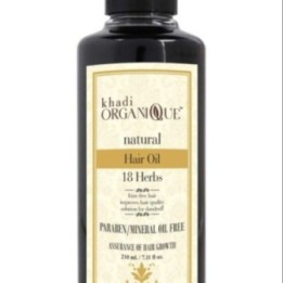 Khadi Organique Natural 18 Herbs Frizz-Free Hair Oil (210ml)