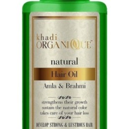 Khadi Organique Amla & Brahmi Hair Oil 210ml