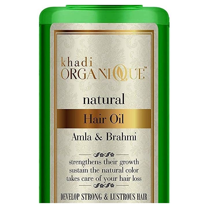 Khadi Organique Amla & Brahmi Hair Oil 210ml