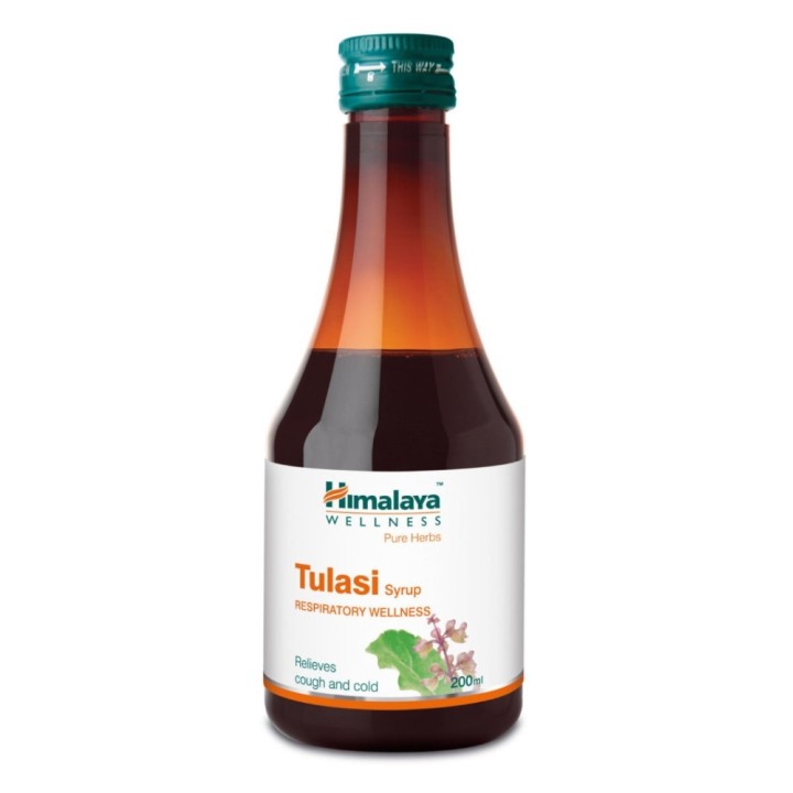 Himalaya Tulasi Syrup Respiratory Wellness, Relieves Cough & Cold