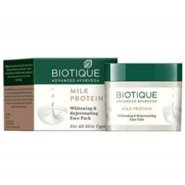 Biotique Bio Milk Protein Whitening & Rejuvenating Face Pack, for All