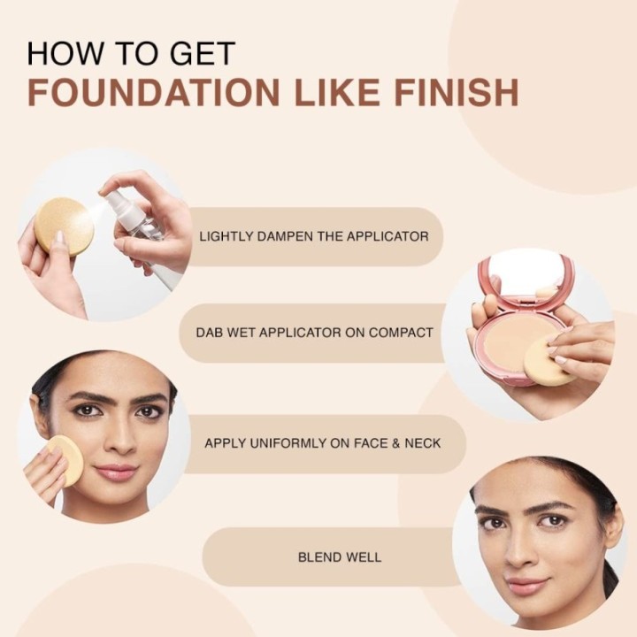 Lakmé 9to5 Wet & Dry Natural Compact - 16 Sand