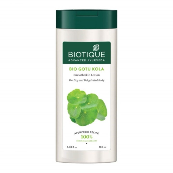 Biotique Bio Gotu Cola Smooth Skin Lotion, for Dry & Dehydrated Body
