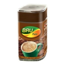 Bru Pure 100% Pure Rich Instant Coffee Powder (100g)