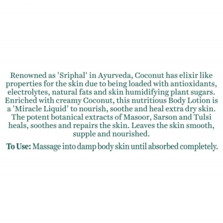 Biotique Creamy Coconut Deep Nourish Body Lotion for Extra Dry Skin